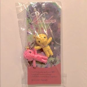 Cute BFF mini Voodoo doll keychain✨